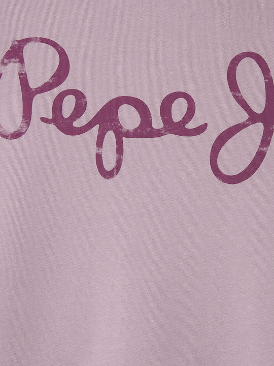 Kids Sweatshirt Cardigan Lt Orchid