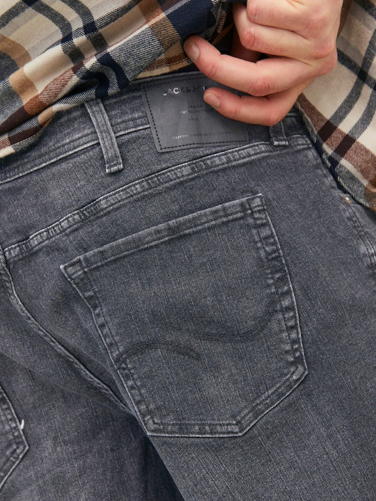 Pantaloni Jeans pentru Bărbați Elastic Dark Gray