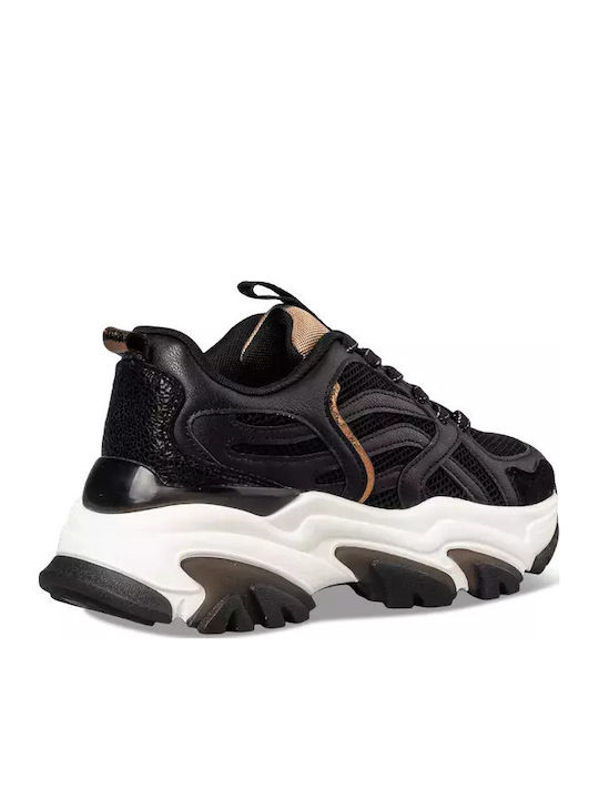 Damen Chunky Sneakers Schwarz