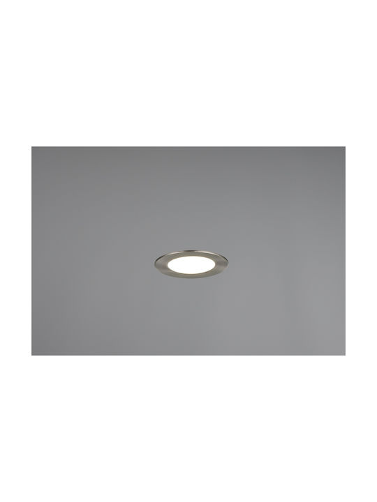 Trio Lighting Virunga Plastic Recessed Spot Silver 1pcs