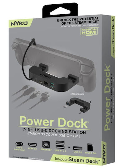 NYKO Controller-Ladestation Steam Deck Schwarz