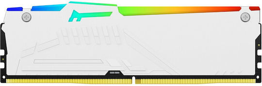 Kingston Fury Beast RGB DDR5 32GB RAM with 2x16GB Modules and Speed 5600 for Desktop