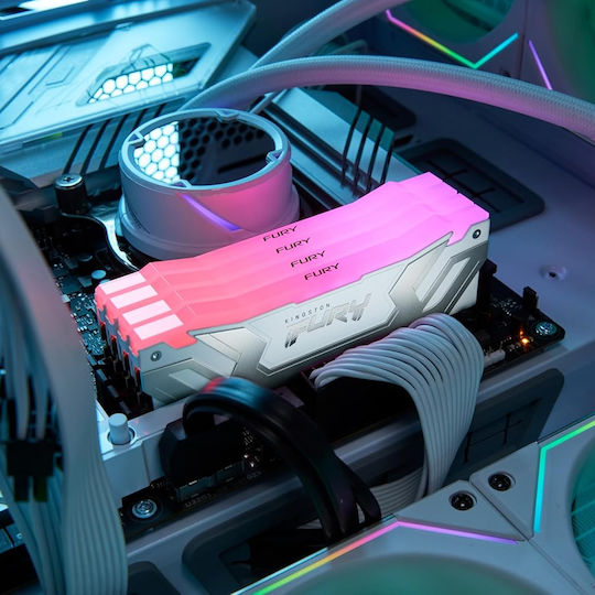 Kingston Fury Renegade RGB DDR5 48GB RAM με 2x24GB Modules και Ταχύτητα 8400 για Desktop