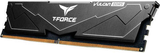 TeamGroup Vulcan Schwarz DDR5 με Module 1x16GB και Ταχύτητα 5200 για Desktop