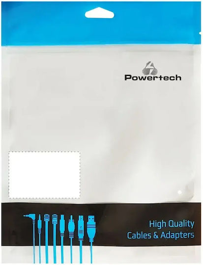 Powertech USB 2.0 Cable USB-C male - USB-A 10W Λευκό 1m PTR-0182
