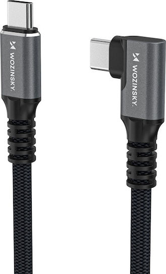 Wozinsky Video Cable USB-C male - Thunderbolt 4 240W PD Μαύρο 1m