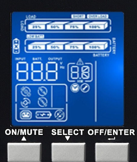 Infosec E3 Pro 1000 RT UPS 900W