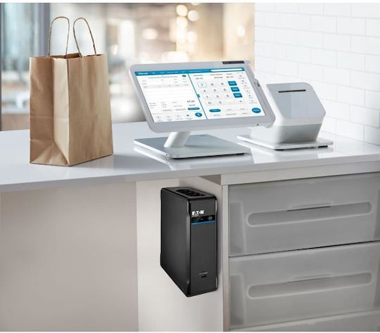 Eaton 3P Ellipse UPS Off-Line 700VA 420W με 4 Schuko Πρίζες
