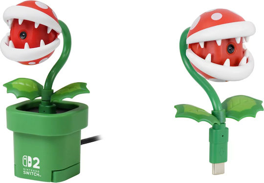 Nintendo Piranha Plant Camera Media Remote for Switch / Switch 2 in Multicolour color