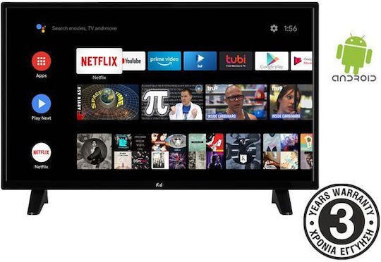 F&U Smart Τηλεόραση 32" Full HD LED FLA3223H HDR (2020)