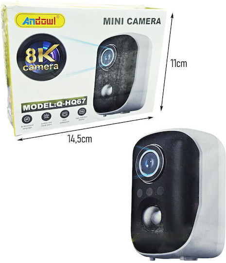 Andowl Q-HQ67 IP Κάμερα Παρακολούθησης Wi-Fi 8K