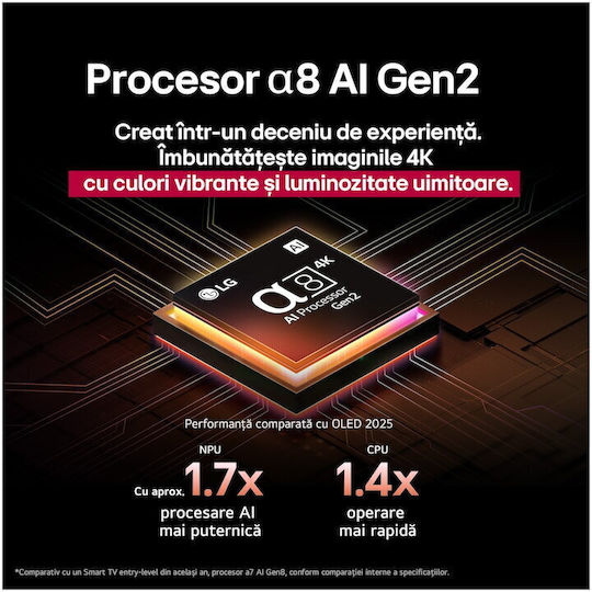 LG Smart TV 48" 4K UHD OLED AI B5 HDR 2025 OLED48B53LA