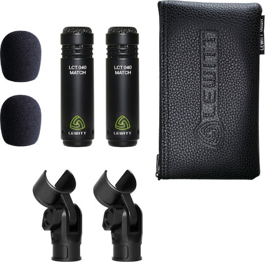 Lewitt LCT 040 Match (Paar) Kondensatormikrofon XLR Stoßmontiert für Studio