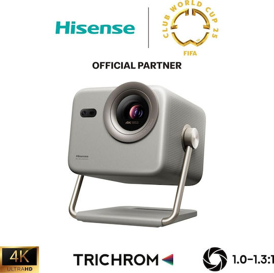 Hisense M2 Pro 3D Projector DLP (DMD) 4K Ultra HD with Wi-Fi and Built-in Speakers Gray
