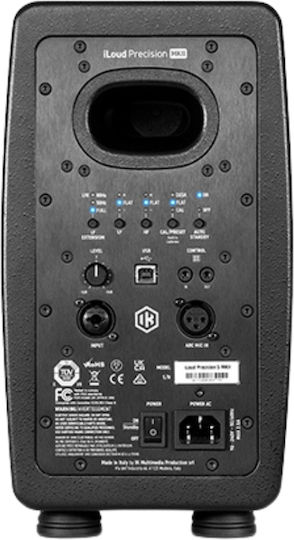 IK Multimedia iLoud Precision 6 MKII Ηχείo Studio Monitor 6.5" 150W (Τεμάχιο) Μαύρο