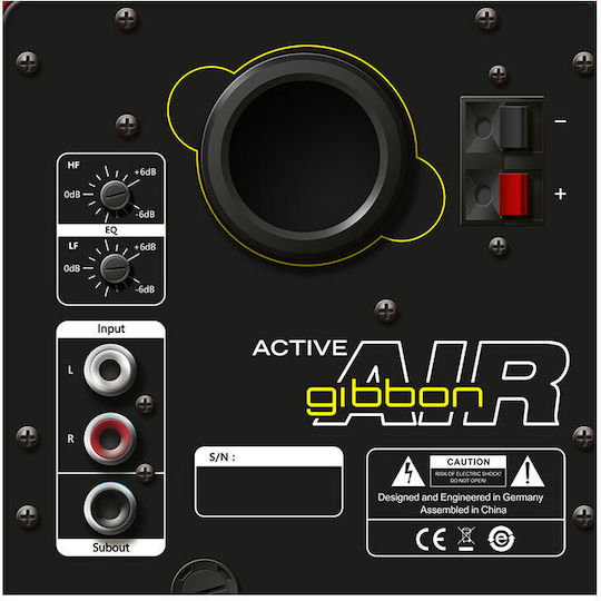 Monkey Banana Gibbon Air Studio Monitor Lautsprecher 4" 30W Paar Schwarze
