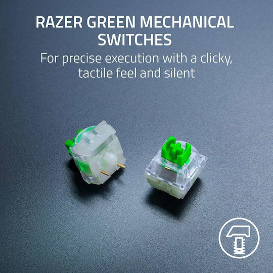 Razer Blackwidow V4 X Pokemon Kanto Starters Gaming Mechanical Keyboard with Razer Mechanical switches and RGB lighting (English US) Green