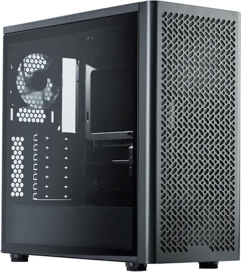 CoolerMaster Elite 502 Lite Gaming Midi Tower Κουτί Υπολογιστή με Πλαϊνό Παράθυρο Μαύρο