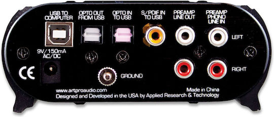 Art USB Phono Plus PS Εξωτερική Επαγγελματική Κάρτα Ήχου με Σύνδεση USB