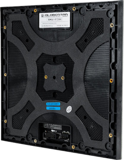 Globostar 41044 Right Replacement LED Professional Video Wall Display Module 25x25cm LED Screens P2.6 Pro 3840Hz High Refresh Rate Density 36982 Dots Module Resolution In Pixels W96 X H96 40W Nits ≥750cd/㎡ DC 5V Kinglight SMD1415 Full Color