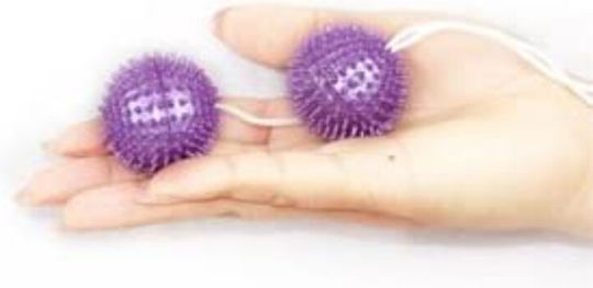 Baile A Deeply Pleasure Purple Textured Balls 3.60 Cm