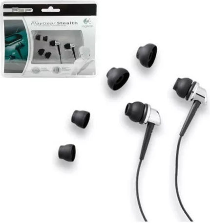 Logitech Ohrhörer In Ear PlayGear Stealth Schwarz