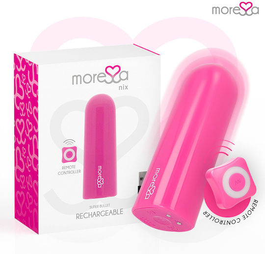 Amoressa Nix Vibrator Geschoss mit Fernbedienung Fernsteuerung Bullet Pink 7.7cm Rosa