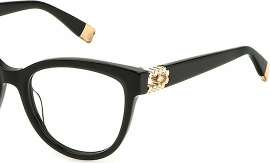 Furla Vfu864s 700s 53 Black Eyeglass Frames