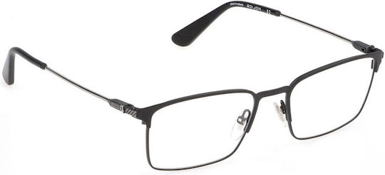 Police Vplf78n 0599 55 Black Eyeglass Frames
