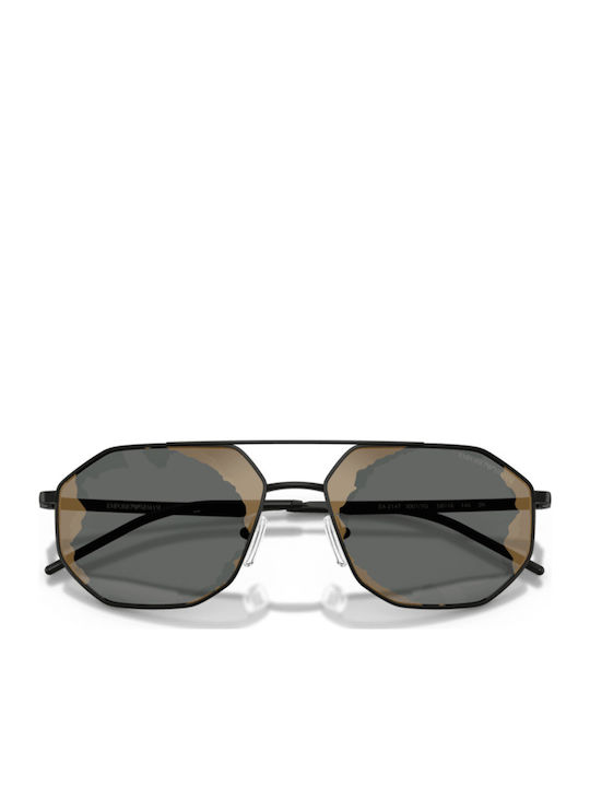 Emporio Armani Bărbătești Ochelari de soare cu Negru Cadru și Gri Lentilă