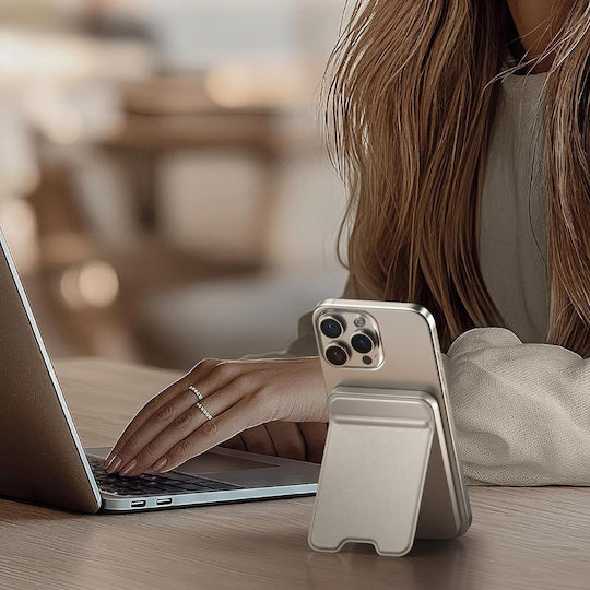 Satechi OntheGo MagSafe Qi2 Power Bank 5000mAh 15W mit USB-C Ausgangsanschlüsse Beiges