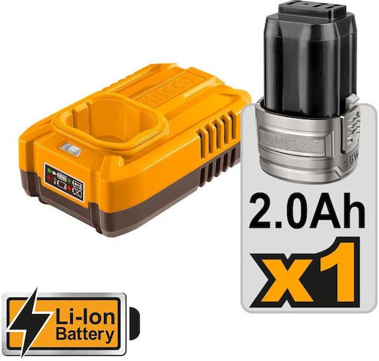 Ingco Self-leveling Linear Laser Level Green Beam 16V with Working Range 35m