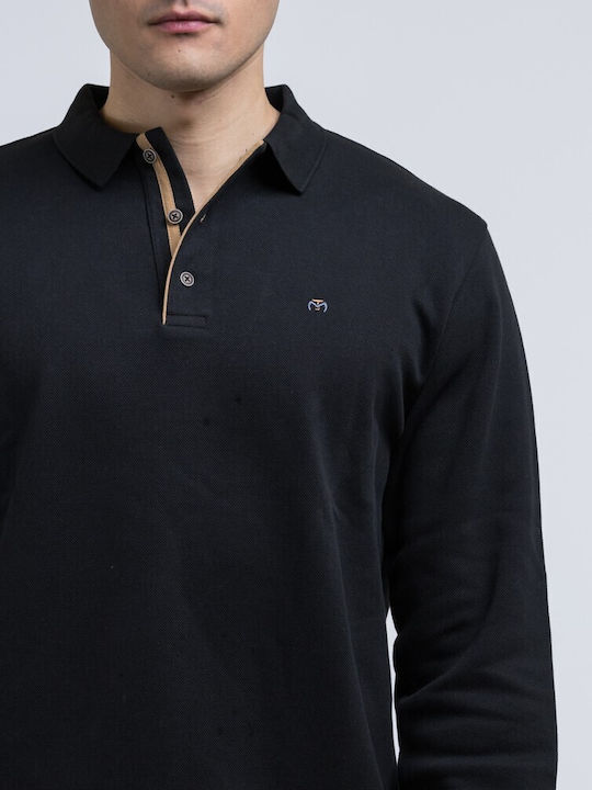 Polo Bluse Black