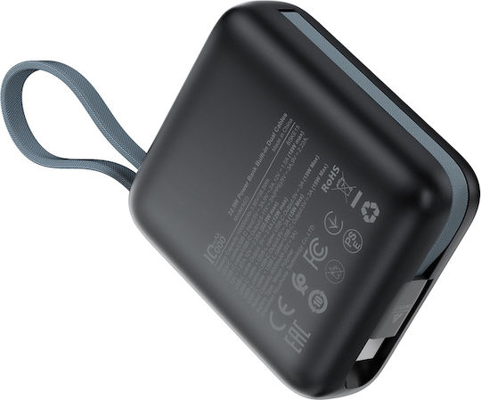 Acefast M23 Power Bank 10000mAh 22.5W με Θύρα USB-C Power Delivery Γκρι