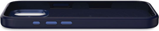 Decoded Antimicrobial Silicone Back Cover 1.2mm Navy Blue for iPhone 17