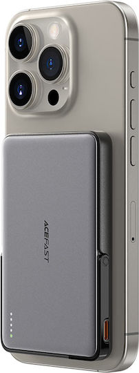 Acefast M16-5000 MagSafe Power Bank 5000mAh με Θύρα USB-C Power Delivery Μαύρο