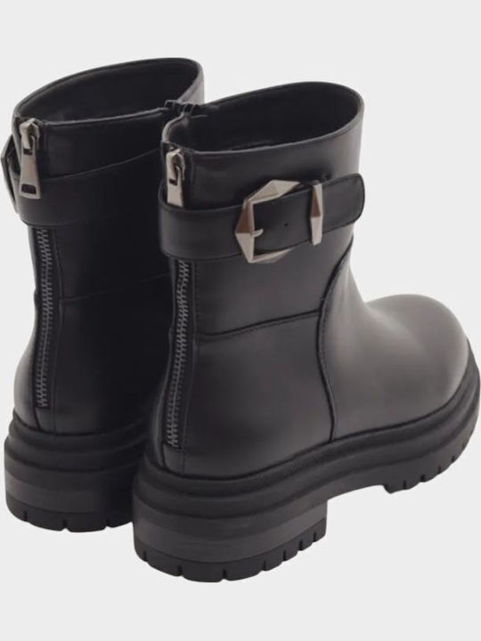 Stiefeletten Damen Schwarz