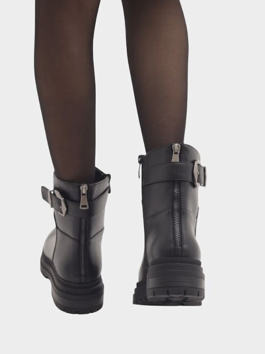 Stiefeletten Damen Schwarz