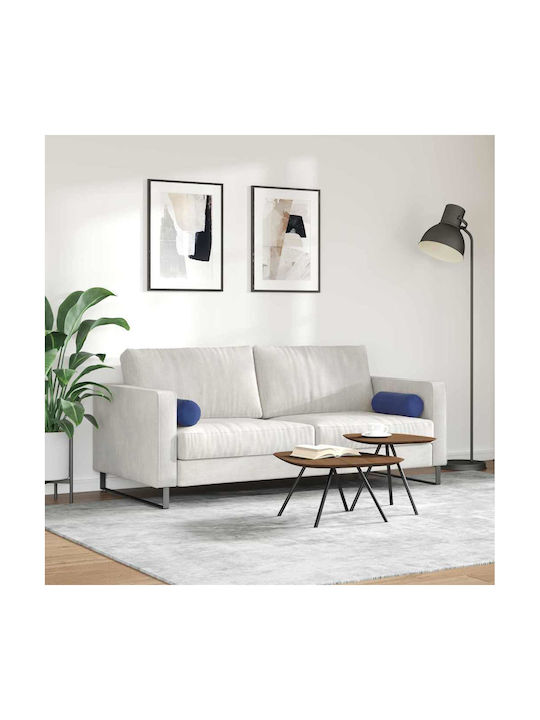 vidaXL Sofa-Kissen aus Samt Blau Polizeischrift 40x15cm