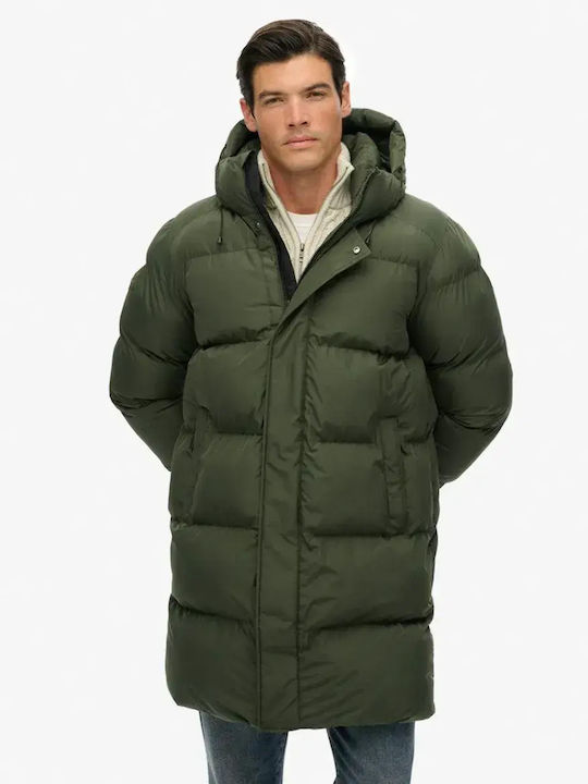 Μπουφάν Puffer Dark Moss Green