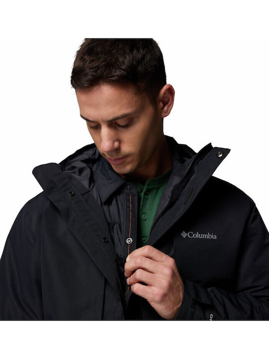3 in 1 Winter Jacket Waterproof Black