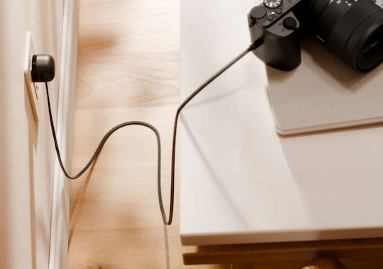 Twelve South Φορτιστής με Ενσωματωμένο Καλώδιο USB-C 30W Power Delivery Slate (PowerCord 1.2m)