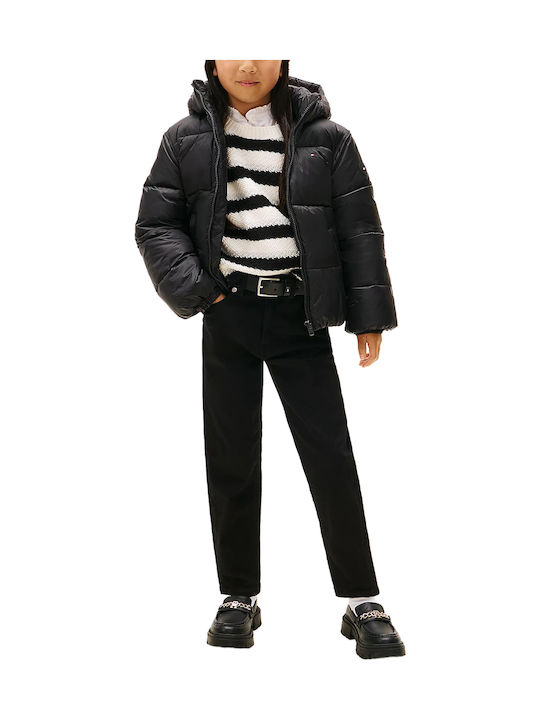 Kids' Casual Jacket with Hood Black