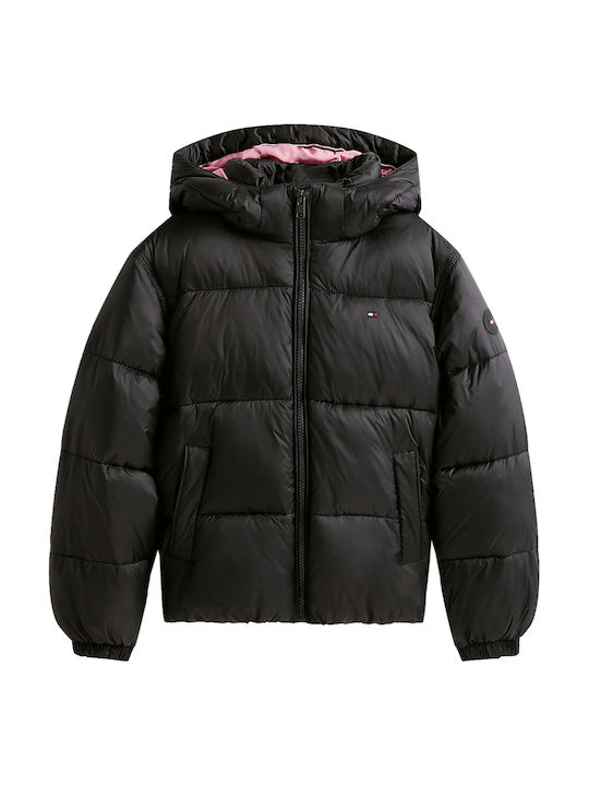 Kids' Casual Jacket with Hood Black