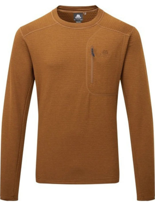 Langarm Pullover Braun