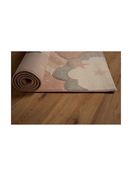 Tzikas Carpets Diamond 76775-255 Kinder Teppich Rosa 133x190cm
