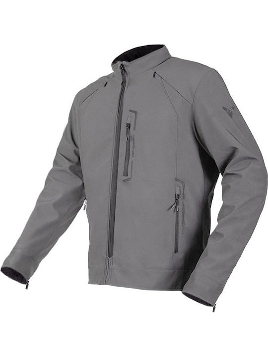 Nordcode Polo Χειμερινό Ανδρικό Μπουφάν Μηχανής Softshell Γκρι
