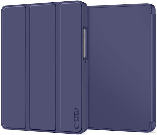 Tech-Protect Smartcase Флип капак Тъмносин (Galaxy Tab A9, A11 8.7 X110, X115, X133, X135)