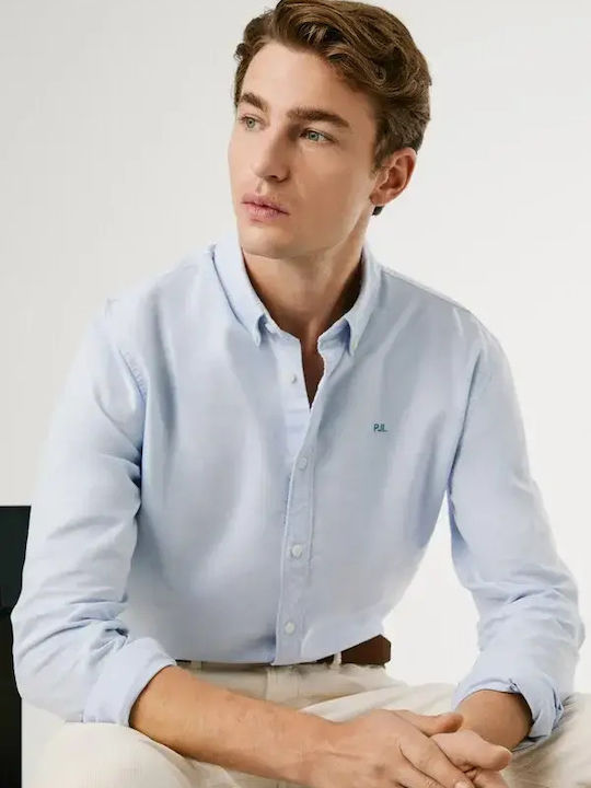 Long-sleeved Shirt Oxford Blue
