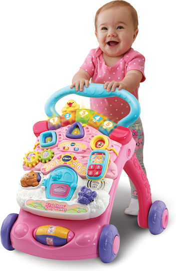 Vtech Αυτοκινητάκι για 9+ μηνών με Ήχους Ροζ